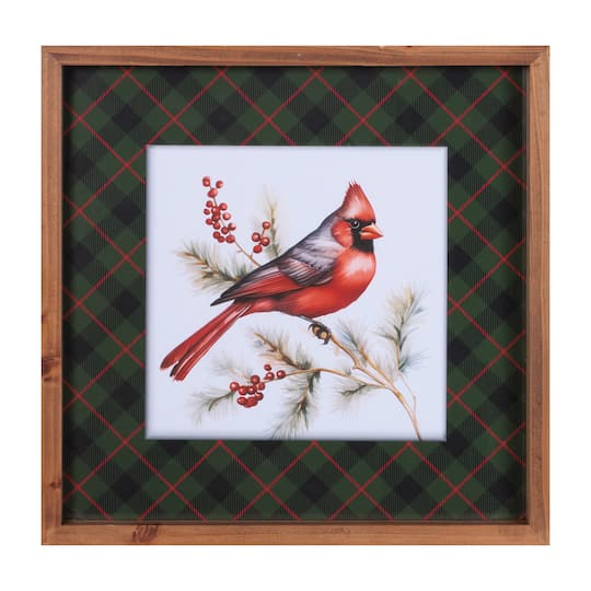 Melrose 16" x 16" Framed Cardinal Print Wall Art | Michaels®